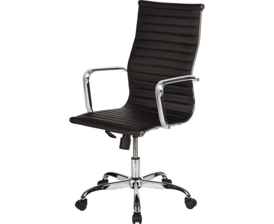 Кресло для руководителя Easy Chair 711 TPU черное, искусственная кожа, металл 1127793 