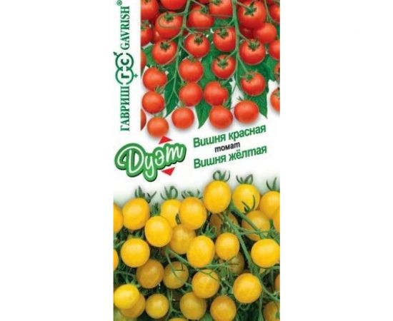 Томат ГАВРИШ Вишня желтая 0.05 г+Вишня красная 0.05 г Дуэт 1071858134 
