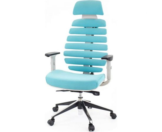 Кресло Everprof Ergo Grey ткань бирюзовый EP-Ergo Fabric Тurqoise – изображение 11