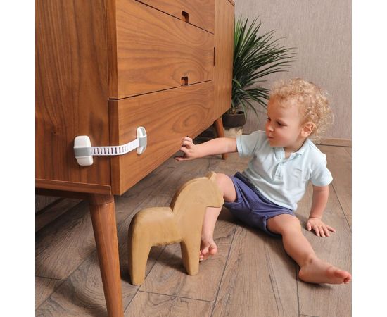 Детский замок-блокиратор для мебели с регулируемой длиной Halsa HLS-S-203G – изображение 16