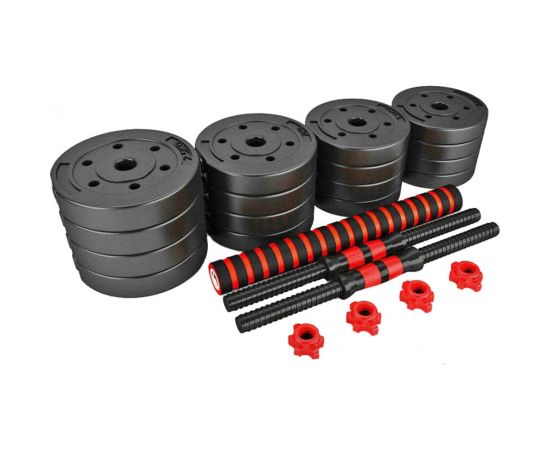 Разборные гантели с грифом URM 20 кг (2шт х 10 кг) B00027 – изображение 2