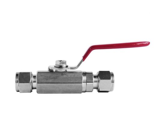 Шаровой кран Hy-Lok 110 серии из нержавеющей стали SS 316, 6мм - 6мм BV-H-6M – изображение 2