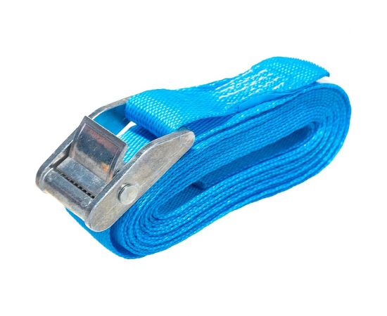 Стяжной ремень с пружинным замком UVE 3 метра, 25мм, RS-25-400-3-blue – изображение 2