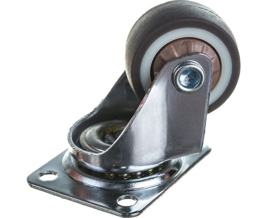 Поворотное колесо Brante 24 мм с подшипником серая резина 107164 – изображение 2