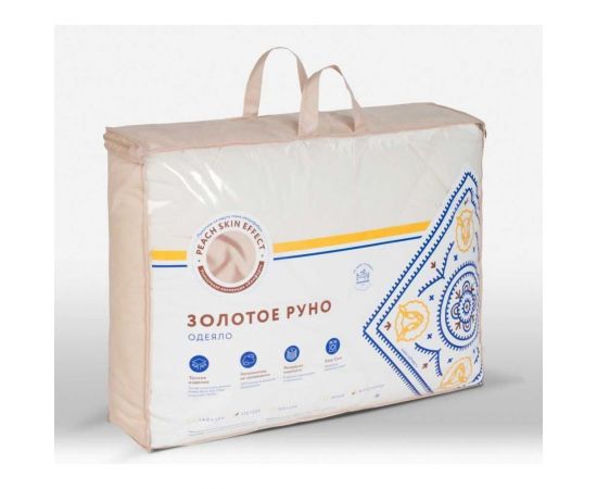 Одеяло Ившвейстандартопт Золотое Руно 140x205 см, всесезонное, 100% полиэстер ОЗР-15в – изображение 2