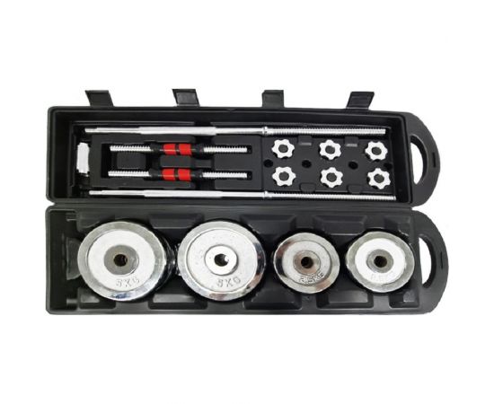 Разборные гантели с грифом URM 50 кг (2шт х 25 кг) B00123 – изображение 2