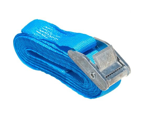 Стяжной ремень с пружинным замком UVE 3 метра, 25мм, RS-25-400-3-blue – изображение 3