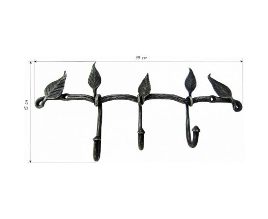 Кованая настенная вешалка Covali Весна HC-397 – изображение 3