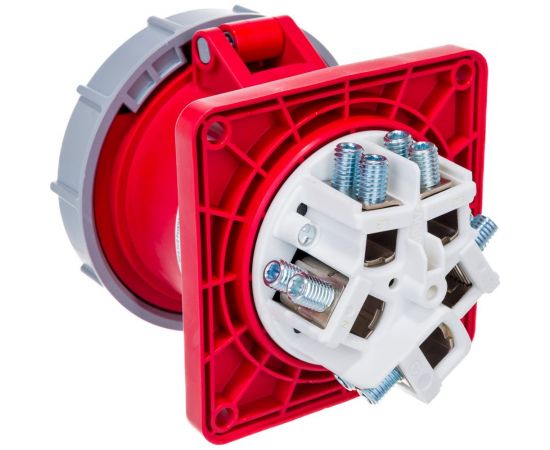 Встраиваемая розетка PCE 125А 400V 3P+N+E IP67 345-6 – изображение 4
