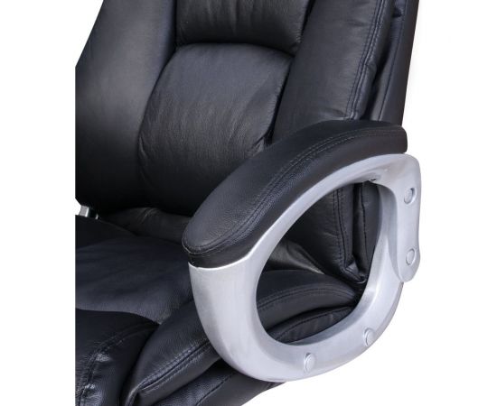 Компьютерное офисное кресло руководителя BRABIX Grand EX-500, с подлокотниками, натуральная кожа 530861 – изображение 4