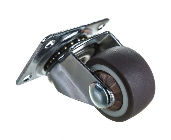 Поворотное колесо Brante 24 мм с подшипником серая резина 107164 – изображение 4