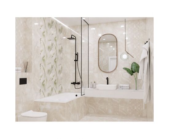 Панно Azori Ceramica latila feuille, 63x63 см, комплект из 2 плиток 588942002 – изображение 4