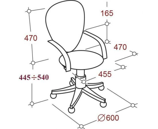 Кресло Easy Chair VTEChair-304 TC Net ткань черная/сетка серая, пластик 498865 – изображение 4