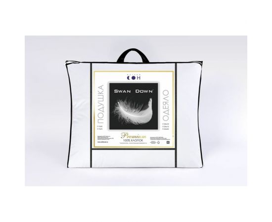 Подушка Мягкий сон Лебяжий пух с бортиком премиум 70x70 ПЛб_П-316/4у – изображение 4