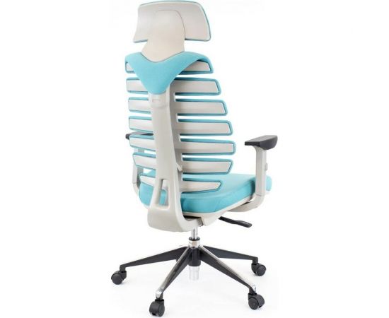 Кресло Everprof Ergo Grey ткань бирюзовый EP-Ergo Fabric Тurqoise – изображение 5