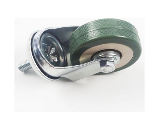 Поворотное колесо Brante 50 мм, на штыре, серая резина 104212 – изображение 5