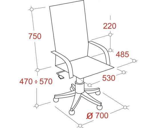Кресло Easy Chair VB_EChair-655 SL, BL TTW сетка, ткань, черный хром 1416833 – изображение 5
