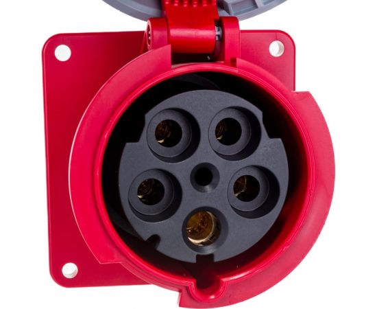 Встраиваемая розетка PCE 125А 400V 3P+N+E IP67 345-6 – изображение 5