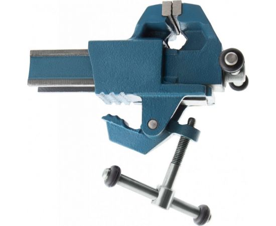 Слесарные тиски 63 мм крепление для стола, винтовой зажим Россия 18660 – изображение 5