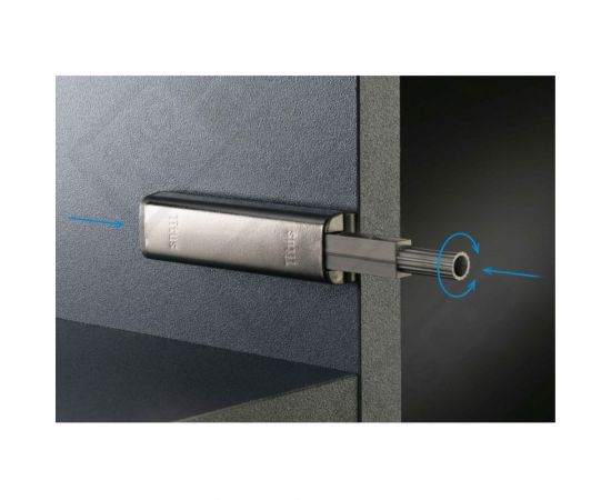 Упор-защелка фасада Brante Push-to-Open с толкателем и магнитом сталь 107191 – изображение 5