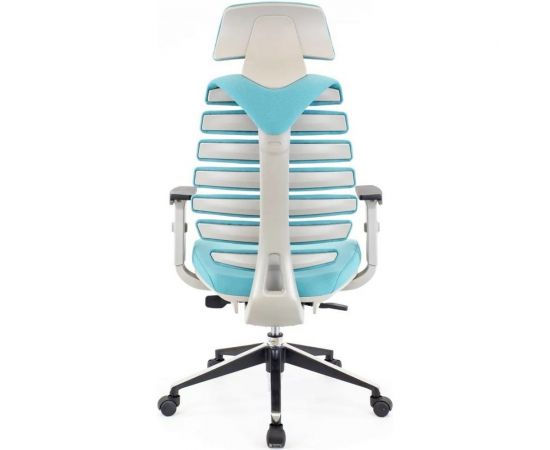 Кресло Everprof Ergo Grey ткань бирюзовый EP-Ergo Fabric Тurqoise – изображение 6
