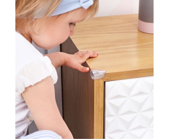 Мягкие защитные накладки на углы для детей Halsa 3x2х1.5 см, 8 шт., прозрачные HLS-S-103 – изображение 7