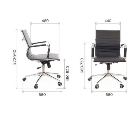 Кресло Everprof Leo T экокожа EP-leo black t PU black – изображение 9