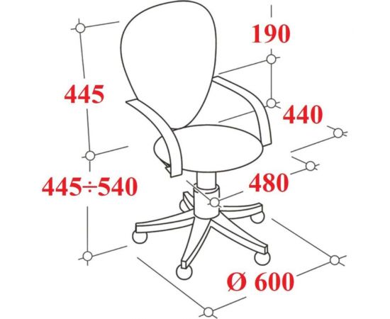 Кресло Easy Chair vb_echair-396w lt сетка/ткань черный пластик белый 1776392 – изображение 9