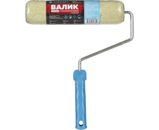 Валик с ручкой Topfort профи полиакриловый, 250 мм, бюгель 8 мм 1690165 – изображение 9