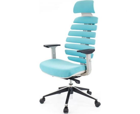 Кресло Everprof Ergo Grey ткань бирюзовый EP-Ergo Fabric Тurqoise – изображение 10