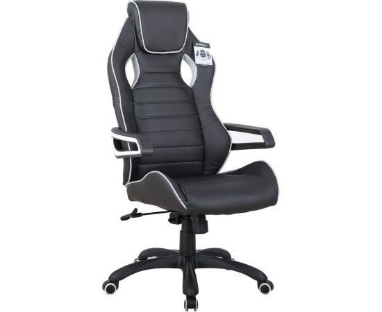 Компьютерное геймерское офисное кресло BRABIX Techno Pro GM-003, с подлокотниками, экокожа 531814 