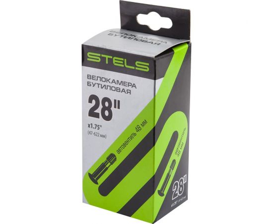 Бутиловая велокамера STELS CHAO YANG 28""x1.75"", автовентиль 48мм LU052262 