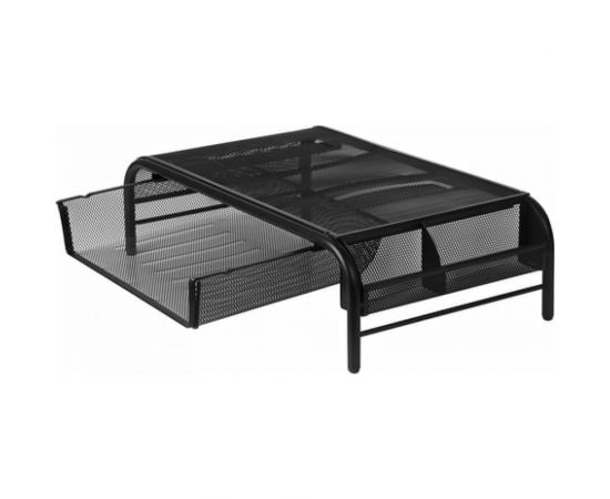 Металлическая подставка для ноутбука, монитора, принтера BRAUBERG Germanium 50.5х30х14.5 512611 