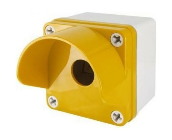 Корпус TDM КП101 c козырьком для кнопок 1 место IP66 ABS желтый SQ0705-0011 