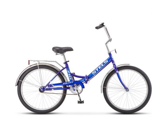 Велосипед STELS 24” Pilot-710 C, размер рамы 14"" синий LU085350 