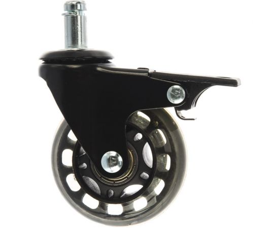 Колесо для кресла с тормозом Brante D 65 мм на штыре M11 силикон 104318 