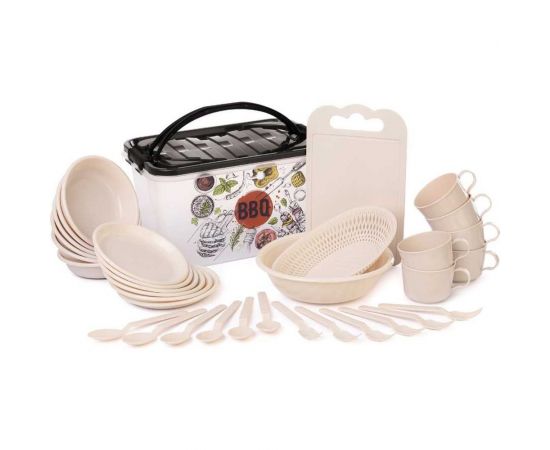 Набор для пикника ЗПИ «Альтернатива» Гурман 15 л, на 6 персон М3059 