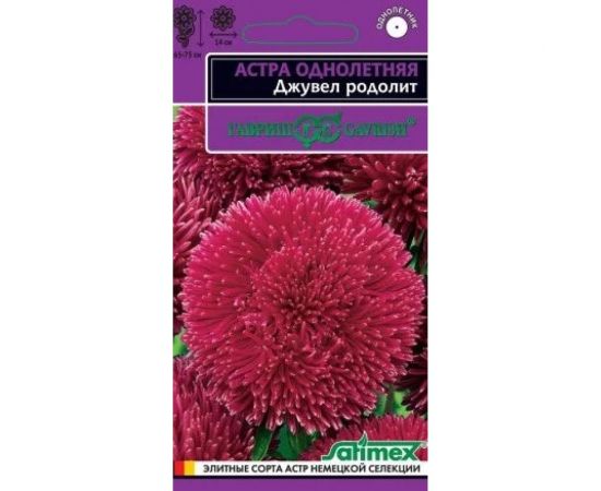 Астра ГАВРИШ Джувел Родолит, однолетняя игольчато-коготковая, 0,05 г, серия Эксклюзив 1071856737 