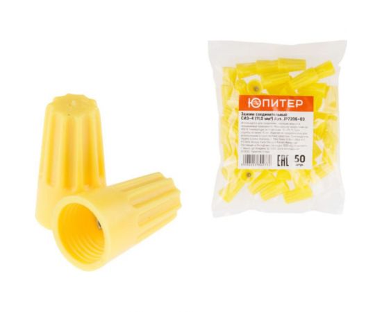 Соединительный зажим ЮПИТЕР СИЗ-4 11,0 мм2 50 штук JP7206-03 