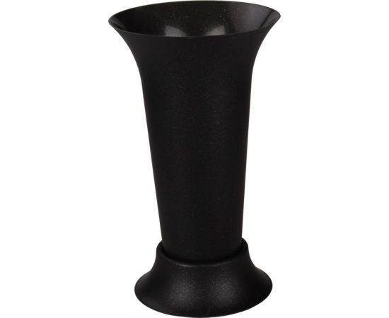 Ваза для цветов ЗПИ Альтернатива под срезку диаметр 185мм, высота 310мм черный М5144 