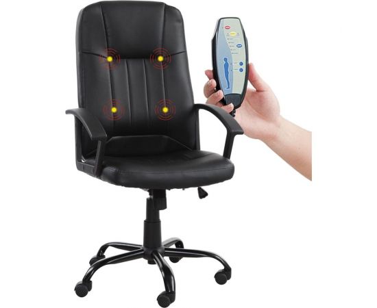 Офисное кресло BRABIX Device Ms-002 4 массажных модуля, экокожа, черное 532520 – изображение 2