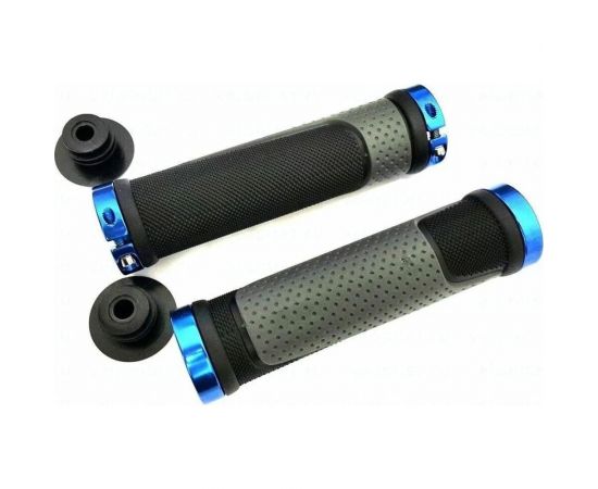 Грипсы STELS XH-G56BL 130 мм, черный/серый/синий LU074689 – изображение 2