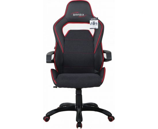 Компьютерное геймерское офисное кресло BRABIX Nitro GM-001, с подлокотниками, экокожа 531816 – изображение 2