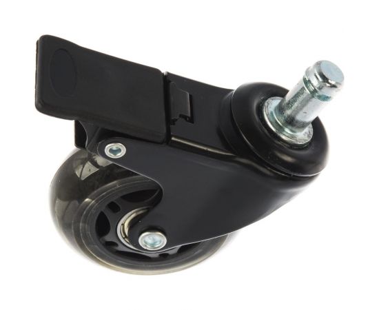 Колесо для кресла с тормозом Brante D 65 мм на штыре M11 силикон 104318 – изображение 2