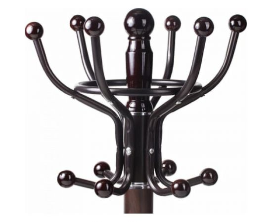 Вешалка стойка BRABIX CR-282 металл/мрамор, коричневый 601745 – изображение 2