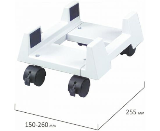 Передвижная подставка для системного блока BRAUBERG 510191 – изображение 2