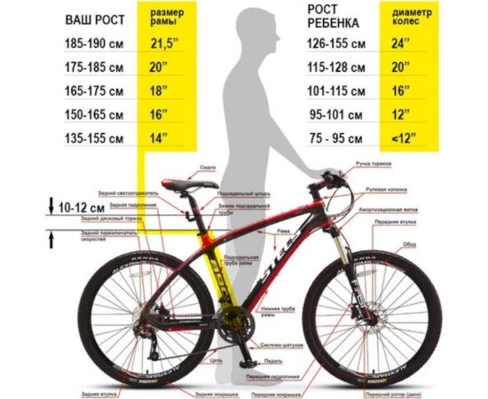 Велосипед STELS Energy-VI VB 26”, размер рамы 17"", хром LU089878 – изображение 2