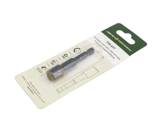 Головка шестигранная магнитная 7 мм для шуруповёрта Дело Техники 798637 – изображение 2