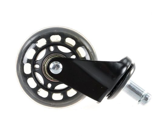 Поворотное колесо Brante D 65 мм на штыре M11 для кресла, силикон 104310 – изображение 2