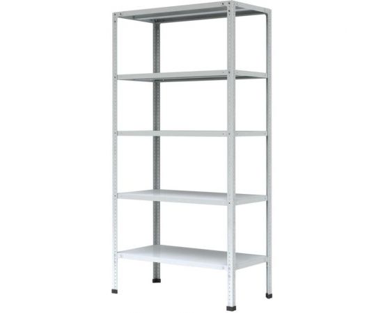 Металлический стеллаж Cobalt p мс 245 с 5-ю полками, 1000x400x2000 125433 – изображение 3